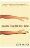 Important Things That Dont Matter By: David Amsden