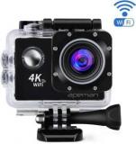 Alonzo 4kaction Camera WiFi Sports Camera 2 .0 Inch LCD Display HD 4K 12MP 170D Wide Angle Full HD Lens Underwater 98FT 30m Sports And Action Camera