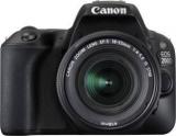 Canon EOS 200D DSLR Camera Body With Single Lens: EF S18 55 IS STM