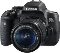 Canon EOS 750D_EF S18 55 DSLR Camera EOS 750D 24.2MP Digital SLR Camera + 18 55 IS STM Lens + Memory Card + Carry Bag