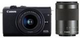 Canon EOS M200 Mirrorless Camera Body With Dual Lens 15 45 And 55 200 Mm