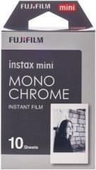 Fuji Monochrome Instax Mini 10 Sheet Pack Film Roll