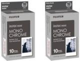 Fujifilm 2X Instax Mini Monochrome 10 Pack Film Roll