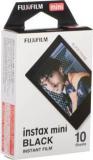 Fujifilm Black Border Instax Mini 10 Sheet Pack Film Roll