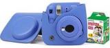 Fujifilm Instax Mini 9 Camera With Leather Bag And 20x Film Sheet Cobalt Blue Instant Camera