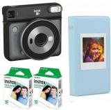 Fujifilm Instax Square SQ6 Graphite Gray With Black Photo Album 20 Shots Instant Camera