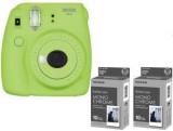 Fujifilm Mini 9 Lime Green With 2 Monochrome Film Instant Camera