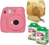 Fujifilm Mini 9 Pink With Maps Case And 40 Shots Instant Camera