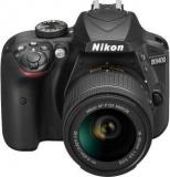 Nikon DSLR D3400 DSLR Camera Body With Single Lens: AF P DX NIKKOR 18 55 Mm F/3.5.6G VR Kit DSLR Camera Black