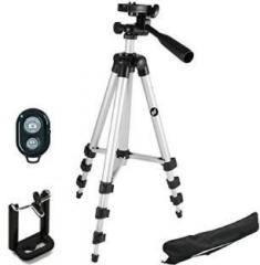 Smiledrive 105 CM LONG LIGHT WEIGHT MOBILE TRIPOD WITH WIRELESS CLICKER Tripod