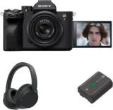 Sony Alpha 7M4K Mirrorless Camera Body Only WithWireless Headphones & Rechargeable Battery