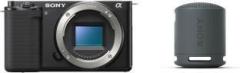 Sony Alpha ZV E10 Mirrorless Camera Body Only with Wireless Bluetooth Speaker