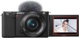 Sony ZV E10L Mirrorless Camera Body With 1650 Mm Power Zoom Lens Vlog