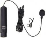 Boya BY M4C Phantom Power Clip On Cardioid XLR Lavalier Camera Microphone