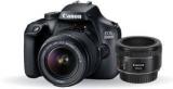 Canon EOS 3000D DSLR Camera Dual Kit with 18 55 mm + 50mm 1.8 STM lens