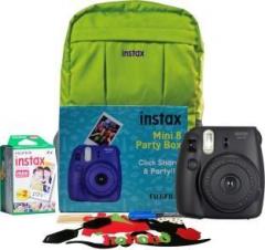 Fujifilm Instax Mini 8 Party box Black Instant Camera