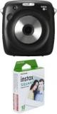 Fujifilm Instax Square Film With Instax Square SQ10 Hybrid Instant Camera