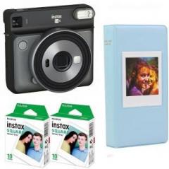 Fujifilm Instax Square SQ6 Graphite Gray with Black Photo album 20 shots Instant Camera