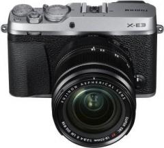 Fujifilm X E3 Silver with XF 18 55 mm Lens Mirrorless Camera Kit