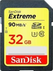 SanDisk Extreme 32 GB Extreme SDHC Class 10 90 MB/s Memory Card