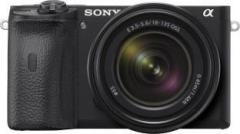 Sony Alpha ILCE 6600M APS C Mirrorless Camera with 18 135 mm Zoom Lens Featuring Eye AF and 4K movie recording