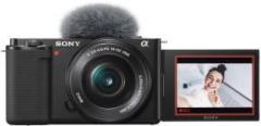 Sony Alpha ZV E10L Mirrorless Camera Body with 1650 mm Zoom Lens Vlog Camera | Made for Creators, APS C Sensor, Advanced Autofocus, Clear Audio|