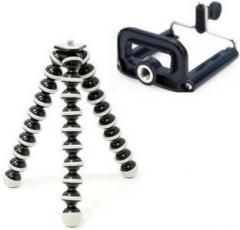 Sukot Flexible Octopus Gorilla Pod Tripod + Mobile Holder Clip Tripod Kit, Monopod Kit