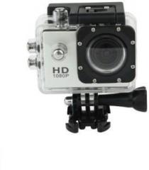 Technuv Action Shot Full HD 12MP 1080P Black Helmet Sports Action Waterproof Sports and Action Camera