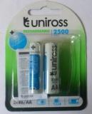 Uniross 2500 MAh Ni Mh AA Rechargeable Ni MH Battery