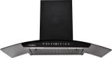 Amplesta Stella Auto Clean Curved 90 Cm, Touch & Gesture Control, Filterless, Low Noise Auto Clean Wall Mounted Black 1350 CMH Chimney