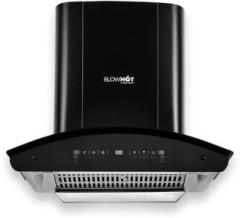 Blowhot Camilia 60 Cm Filterless, Auto Clean, Motion Sensor, Led Lights, 1 Year Warranty Auto Clean Wall Mounted Matt Black 1300 CMH Chimney