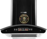 Blowhot Evana S BPC 60 Cm, Filterless Technology, Heat Auto Clean, 15 Year Motor Warranty Wall Mounted Black 1300 CMH Chimney