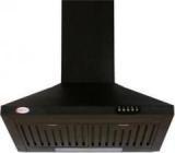 Bright Flame KCD60CM Wall Mounted Chimney (Black, 900 M3/hr)