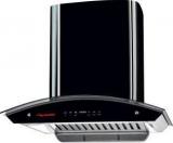 Butterfly Matchless Wall Mounted Chimney (Black, 1200 M3/hr)