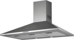 Cata OMEGA 90 CM Wall Mounted Chimney (Steel, 1150 m3/hr)