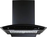 Elica BF 600 SLIM HAC MS NERO Auto Clean Wall Mounted Black 1200 CMH Chimney