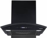 Elica BLDC FLCG 600 HAC LTW MS NERO Filterless Auto Clean Wall Mounted Black 1425 CMH Chimney