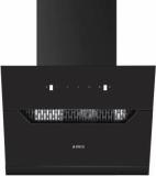 Elica EFL 207 HAC LTW VMS 60 Auto Clean Slant Glass 60 Cm| 15 Years Motor Warranty|Heat Autoclean| Gesture Control| Filterless|Powerful Suction | Low Noise Wall Mounted Black 1350 CMH Chimney