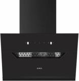 Elica EFL 207 HAC LTW VMS 90 Auto Clean Slant Glass 60 Cm| 15 Years Motor Warranty|Heat Autoclean| Gesture Control| Filterless|Powerful Suction | Low Noise Wall Mounted Black 1350 CMH Chimney