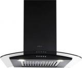 Elica GLACE SF ETB PLUS LTW 60 NERO PB LED Wall Mounted Chimney