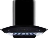 Elica WD HAC TOUCH BF 60 MS Auto Clean Wall Mounted Black 1200 CMH Chimney