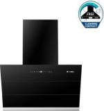 Faber HOOD BLISS FL SC AC BK 60 Auto Clean Slant Glass 60 Cm| Touch & Gesture Control| Autoclean| Filterless|Powerful Suction|Low Noise Wall Mounted Black 1350 CMH Chimney