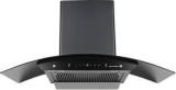 Faber Hood Polo HC SC FL BK 90, Filterless, Touch & Gesture Control Auto Clean Wall Mounted Chimney