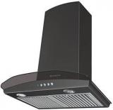 Faber Hood Tratto Plus Bk LTW 60 (Coffee Maker From Giftipedia) Wall Mounted Chimney (Black, 1000 M3/hr)