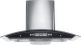 Fabiano Pie 60 DJ Wall Mounted Chimney (Silver, 1000 M3/hr)