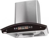 Gamle Emily 60 OC Wall Mounted Chimney (Black, Silver, 1100 M3/hr)