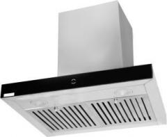 Gamle Evelyn 60 BF Wall Mounted Chimney (Silver, Black, 1200 m3/hr)