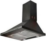 Gamle Kitchen Olivia BLK 60 Wall Mounted Chimney (Black, Silver, 1100 M3/hr)