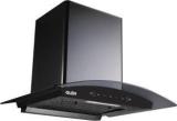 Glen 6060 BL AC 60 Auto Clean Wall Mounted Black 1200 CMH Chimney