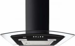 Glen 6070 Junior Black 60 cm Wall Mounted Chimney